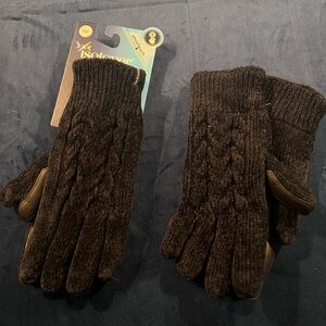 Two Isotoner Smartouch Knit Gloves